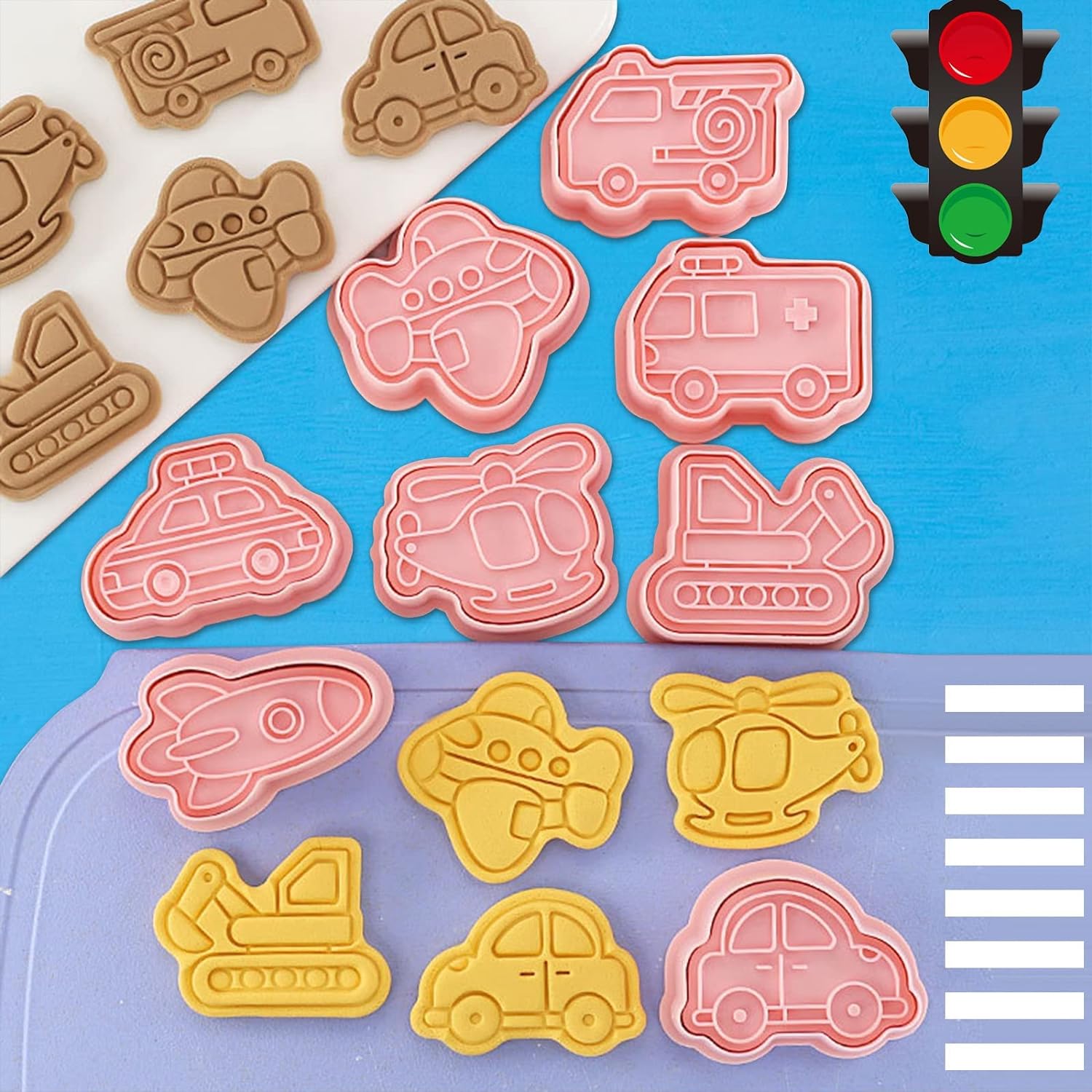 Cookie Cutters Οχήματα 8 τμχ - Image 2