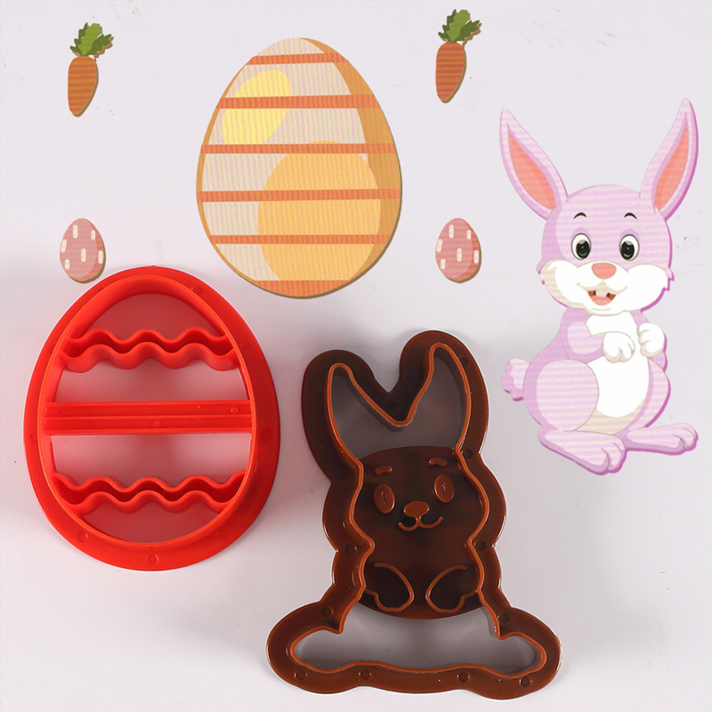 Cookie Cutters Πασχαλινά 2 τμχ λαγός - αυγό