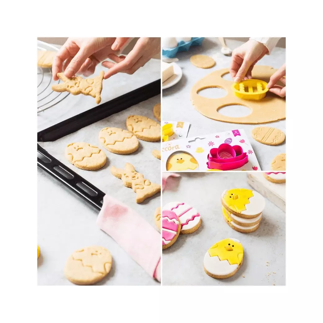 Cookie Cutters Πασχαλινά 2 τμχ λαγός - αυγό - Image 3