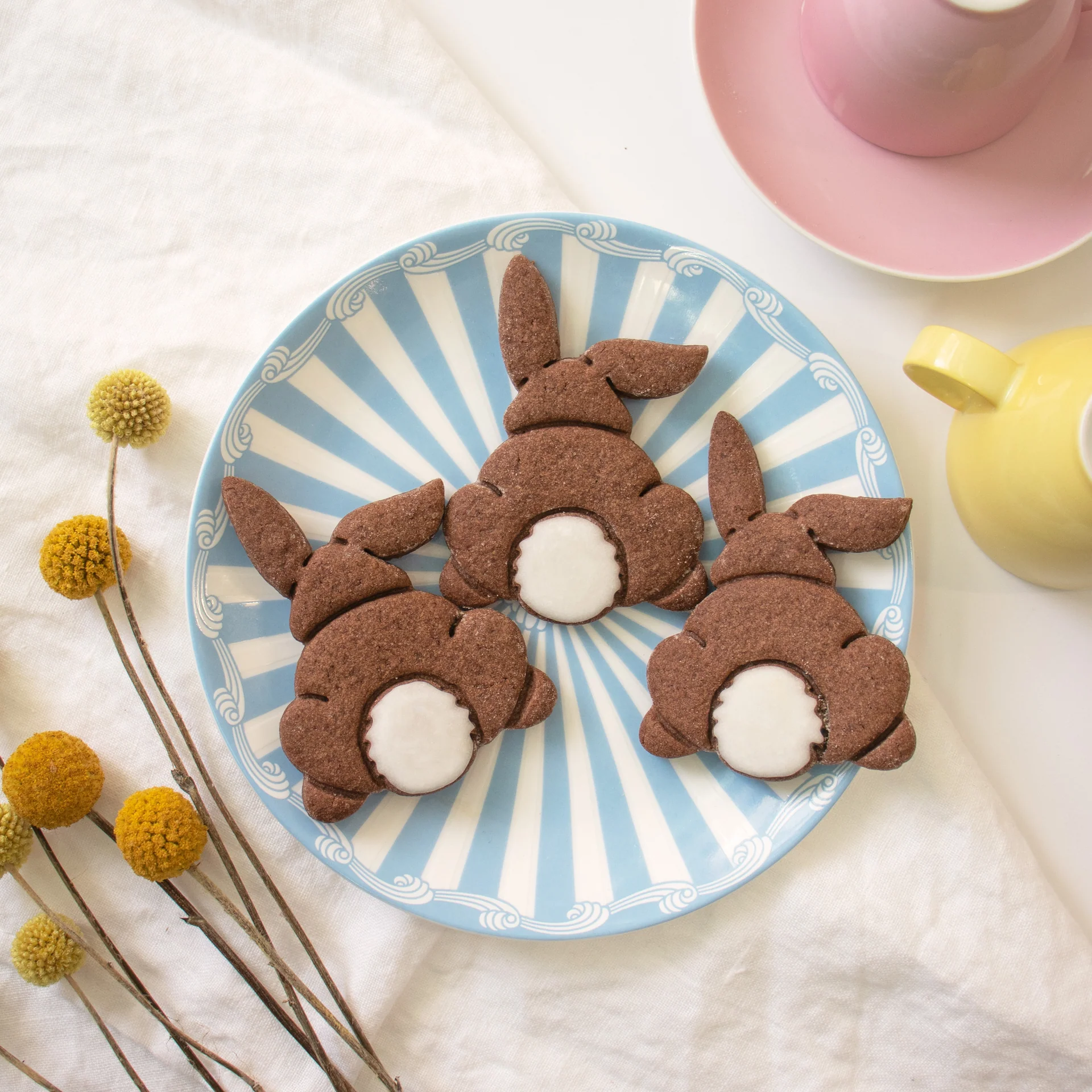 Cookie Cutter Πασχαλινός λαγός πίσω όψη 6,7 x 9 cm - Image 2