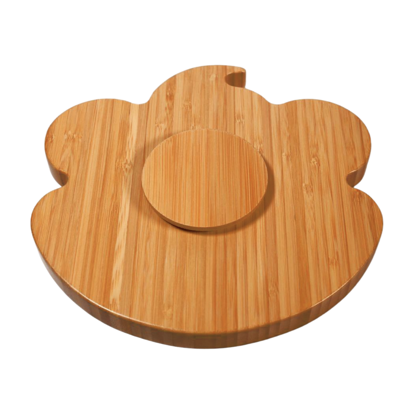 Baby Donkey Σετ Μπαμπού Παιδικό Πιάτο με βεντούζα Μαϊμουδάκι & Κουτάλι-Πιρούνι - Image 2