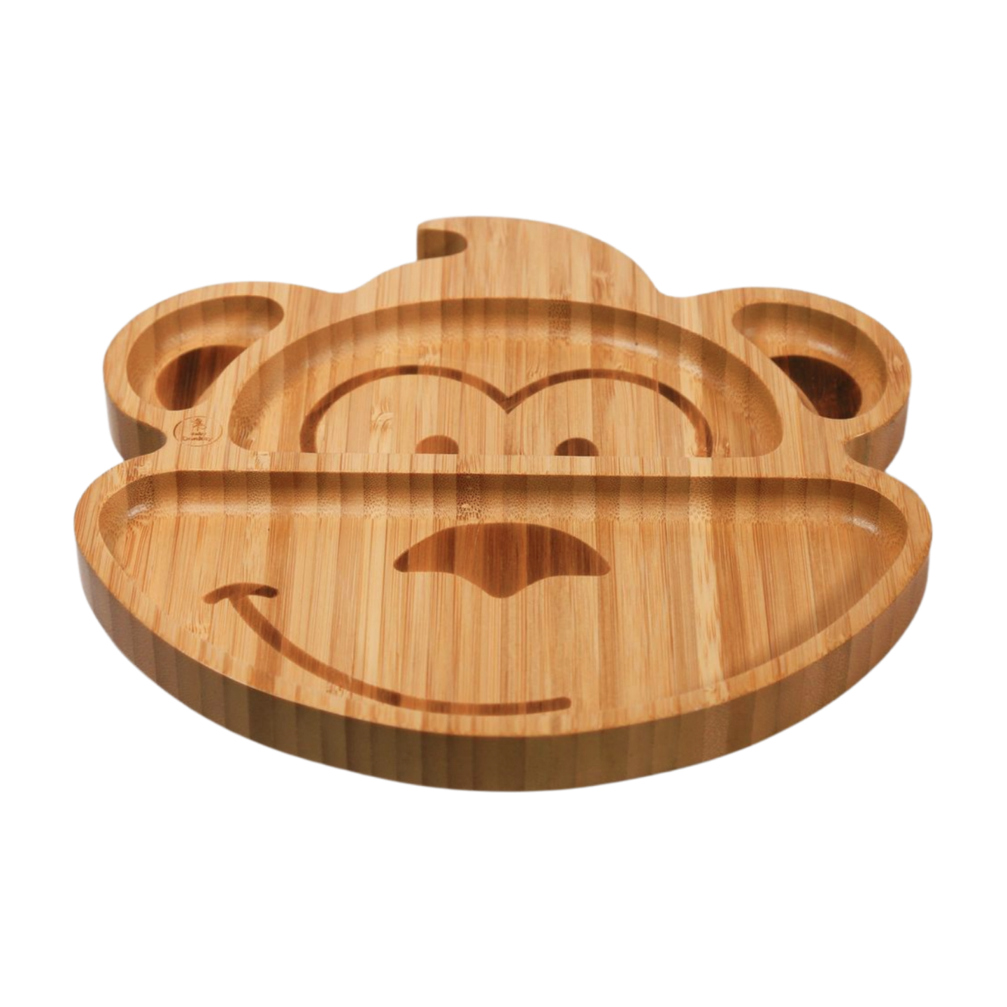 Baby Donkey Σετ Μπαμπού Παιδικό Πιάτο με βεντούζα Μαϊμουδάκι & Κουτάλι-Πιρούνι - Image 5