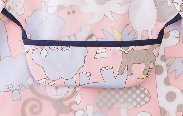 Σαλιάρα Αδιάβροχη Υφασμάτινη με τσέπη με δεινόσαυρους - Image 4