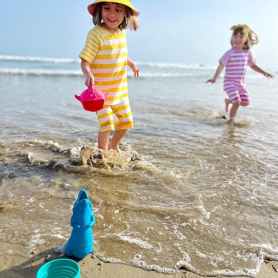 Scrunch Παιχνίδι Νερού Ψαράκι από ανακυκλώσιμη σιλικόνη Dusty Rose - Image 2