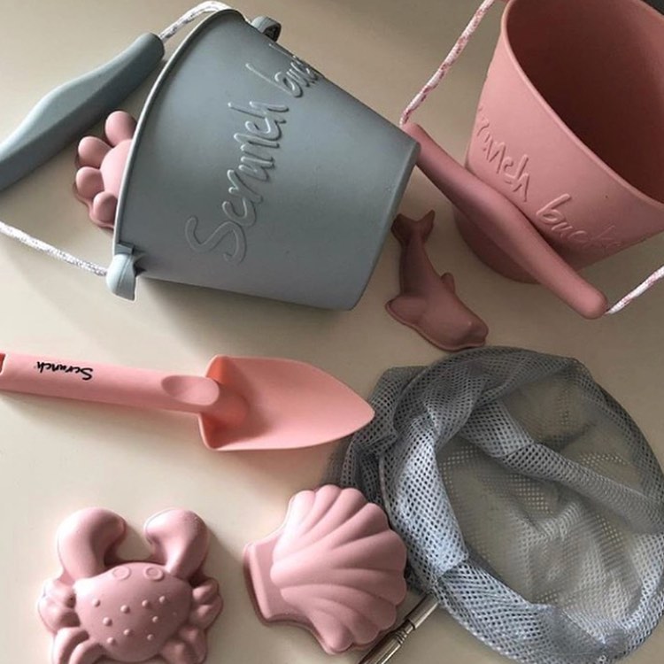 Scrunch Φτυαράκι Άμμου από ανακυκλώσιμα υλικά Duck Egg Blue - Image 5