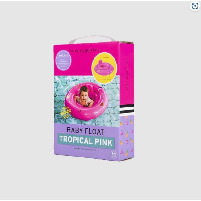 Swim Essentials: Σωσίβιο ⌀69εκ. για μωρά από 0-1 ετών - "Pink" - Image 4