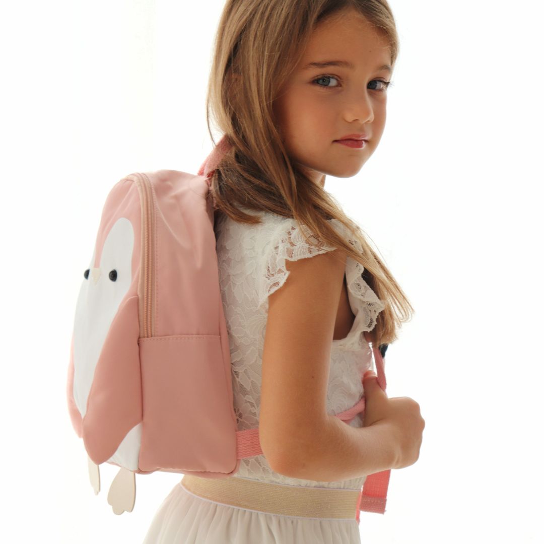 YUKO.B: Τσάντα Πλάτης Miyu ο Πιγκουίνος - Pink - Image 3