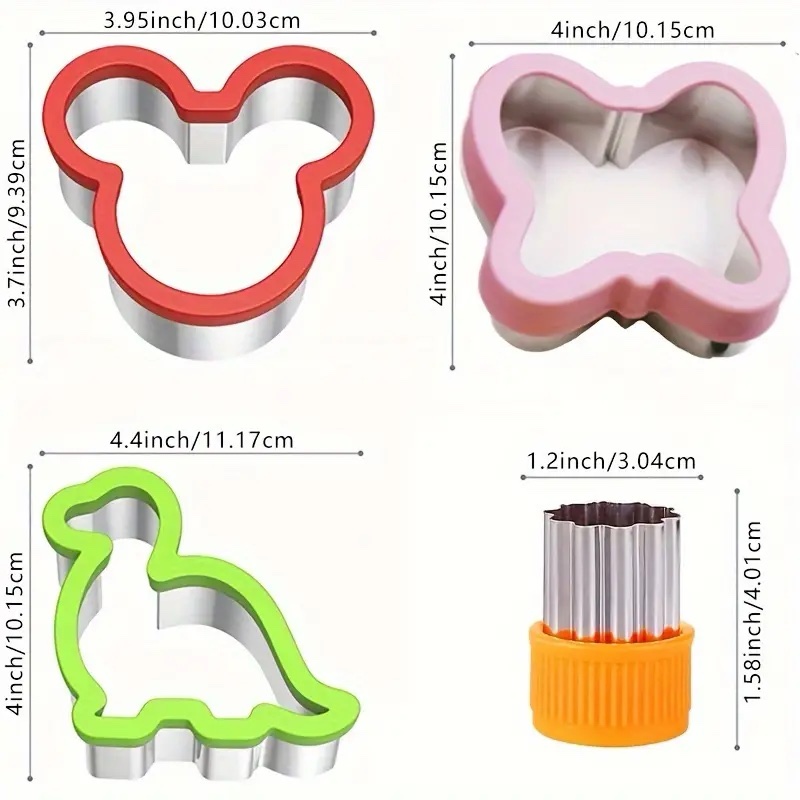 Σετ κόφτες ψωμιού/ ζύμης, κόφτες λαχανικών και food picks 23 τμx - Image 3