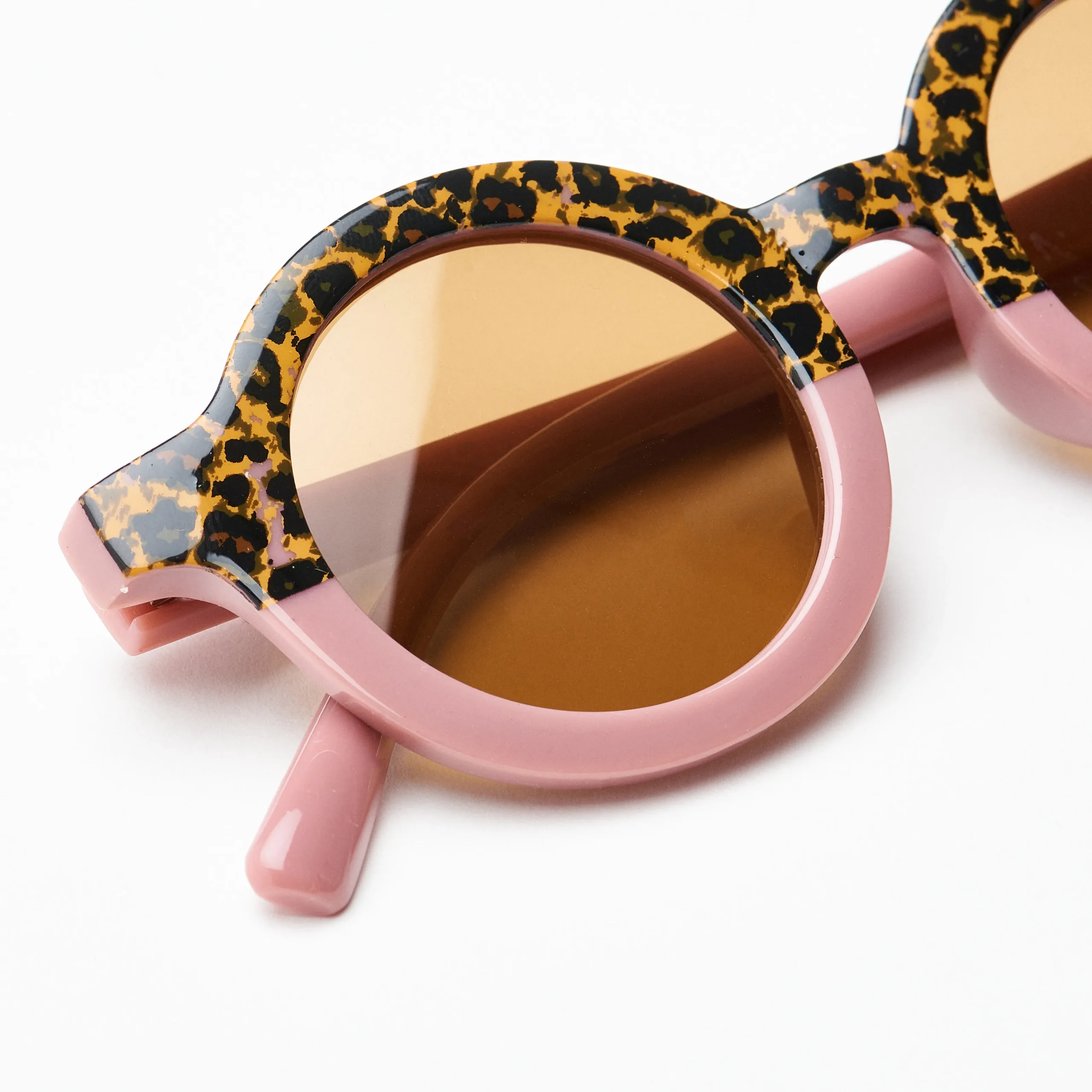 Παιδικά Γυαλιά Ηλίου "Baby Cloud" Leopard Powder Rose UV400 3-6 ετών (12.5 x 13.0 εκ.) - Image 3