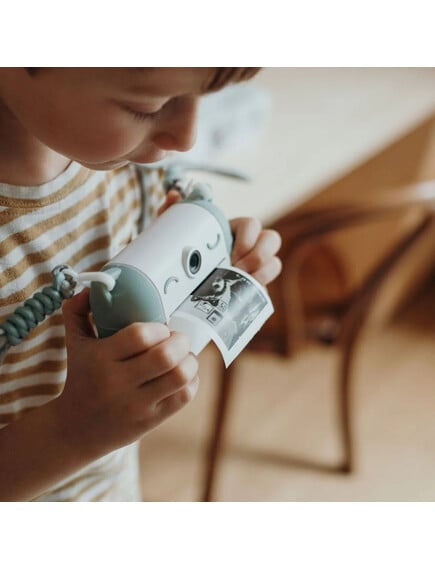 KIDYWOLF: Φωτογραφική μηχανή με θερμική εκτύπωση - Πράσινη Instant Camera - Image 3