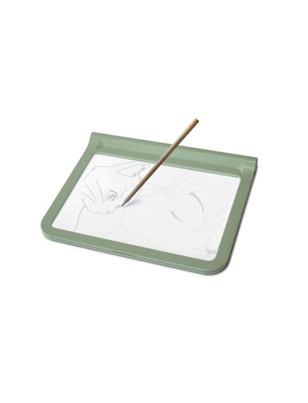 KIDYWOLF: Tablet ζωγραφικής με φως, 2 όψεων με οθόνη LΕD & μαυροπίνακα - Image 6