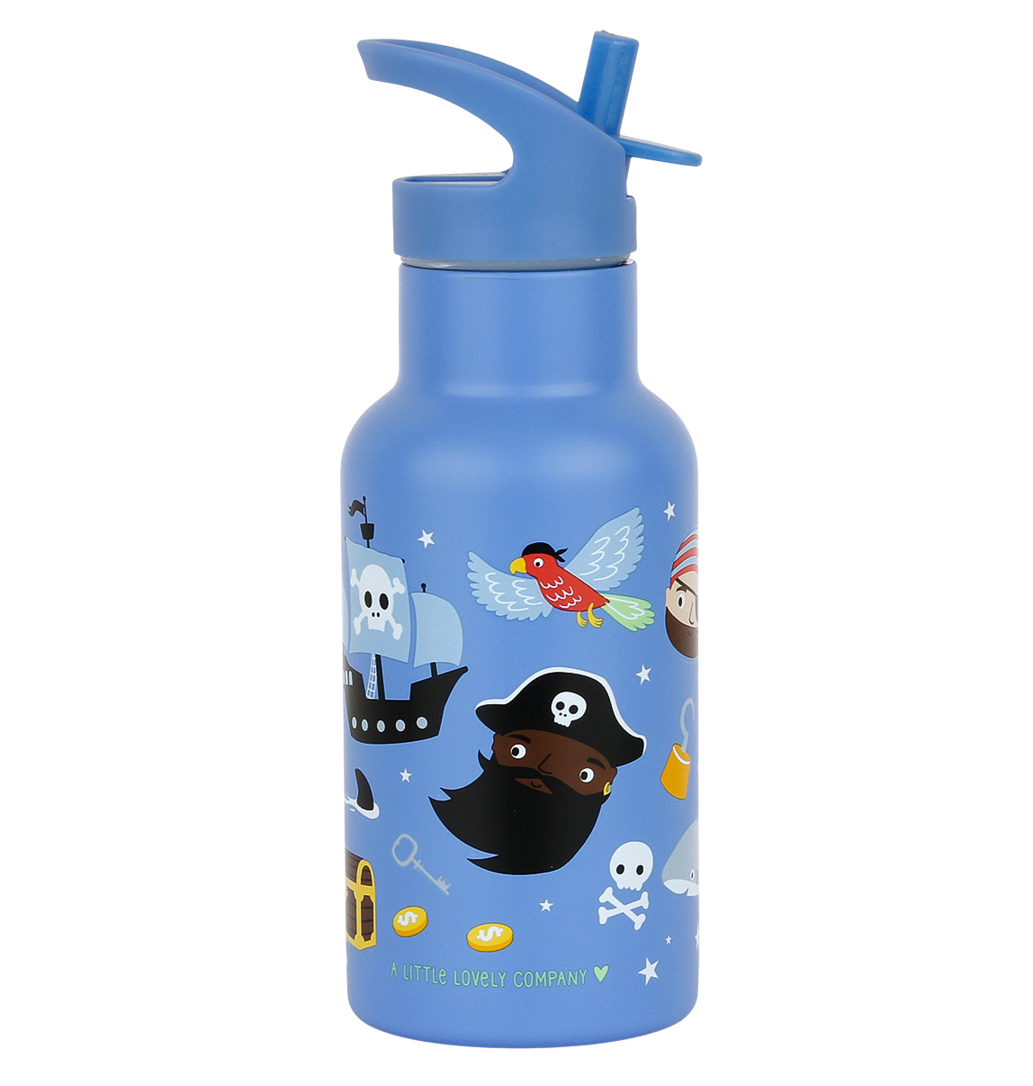 A Little Lovely Company: Μπουκάλι με διπλό τοίχωμα από ανοξείδωτο ατσάλι 350ml - Pirates - Image 4