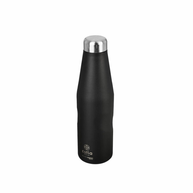 Alternative view of ESTIA ΘΕΡΜΟΣ TRAVEL FLASK SAVE THE AEGEAN 750ml MIDNIGHT BLACK