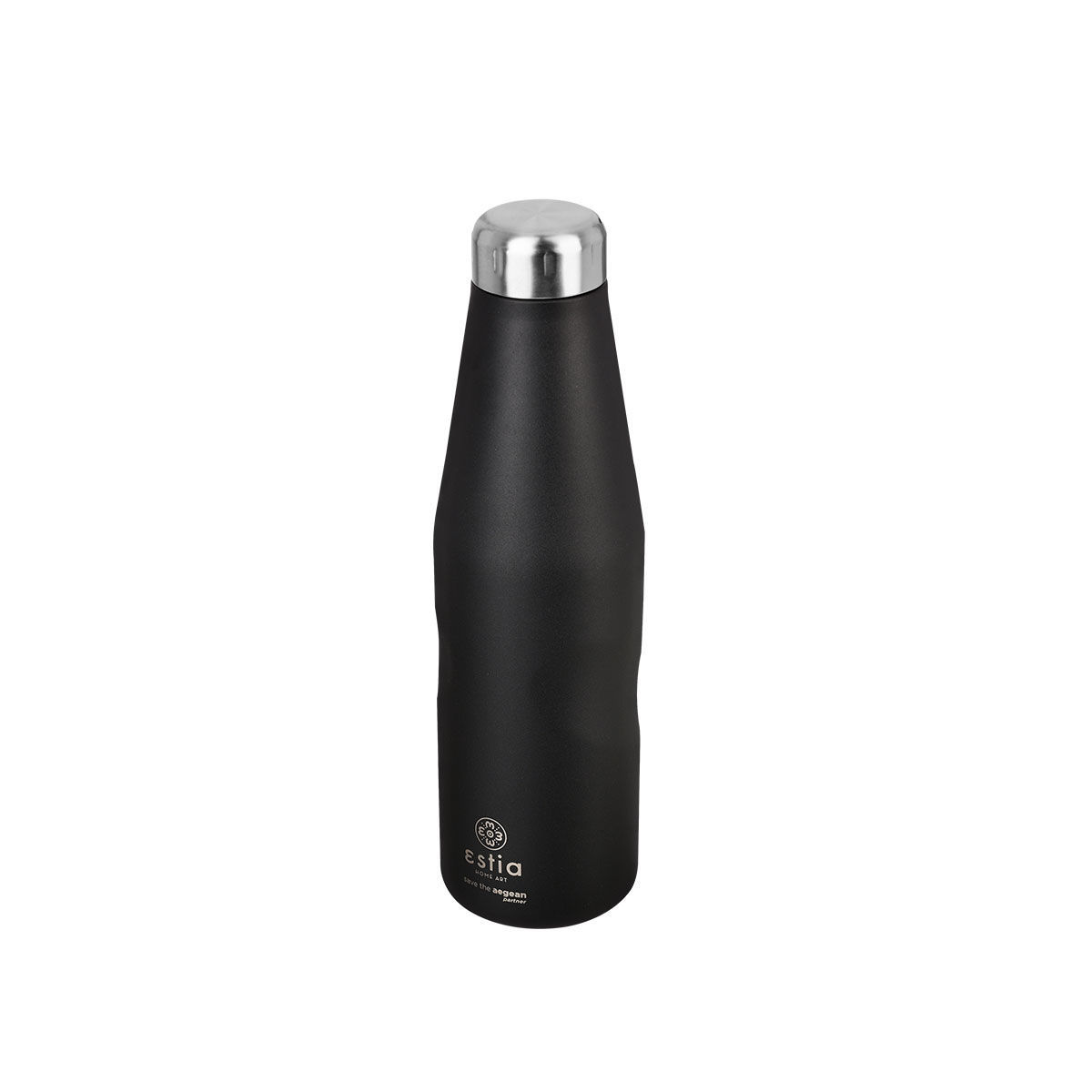 ESTIA ΘΕΡΜΟΣ TRAVEL FLASK SAVE THE AEGEAN 750ml MIDNIGHT BLACK - Image 2