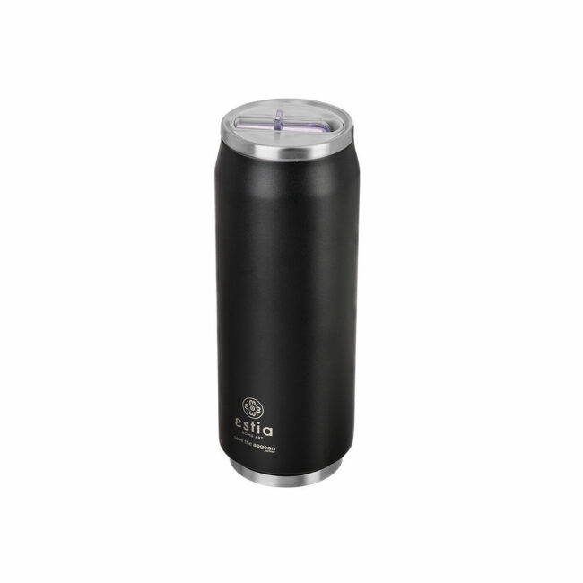 Alternative view of ESTIA ΘΕΡΜΟΣ TRAVEL CUP SAVE THE AEGEAN 500ml MIDNIGHT BLACK