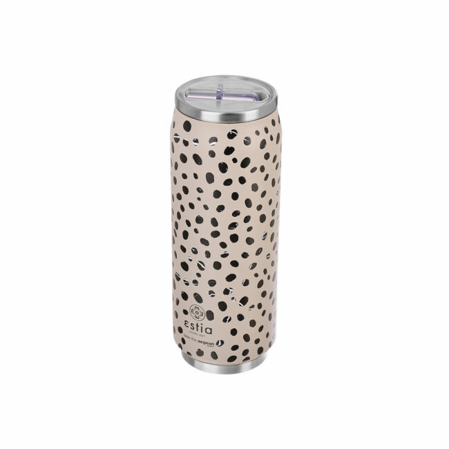 Alternative view of ESTIA ΘΕΡΜΟΣ TRAVEL CUP SAVE THE AEGEAN 500ml LEOPARD TAUPE