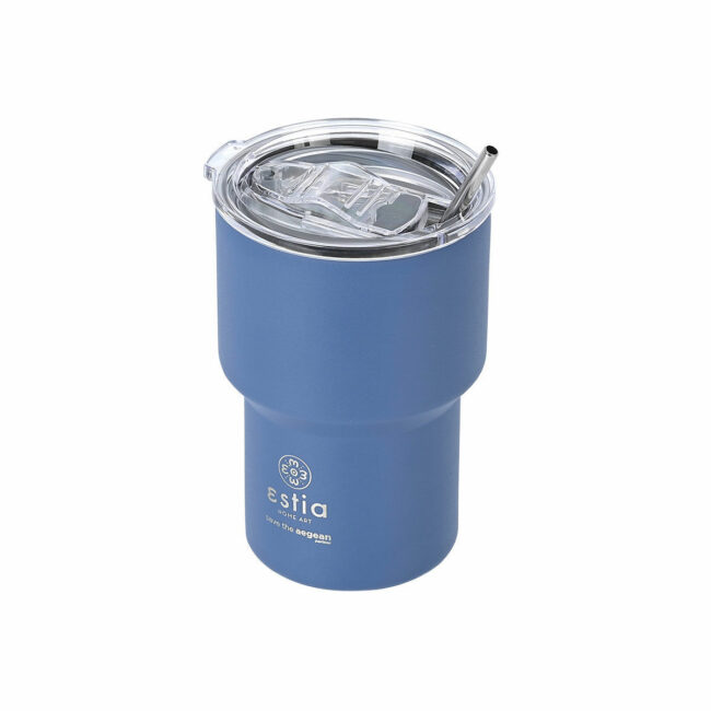 Alternative view of ESTIA ΘΕΡΜΟΣ MUG LITE SAVE THE AEGEAN 400ml DENIM BLUE