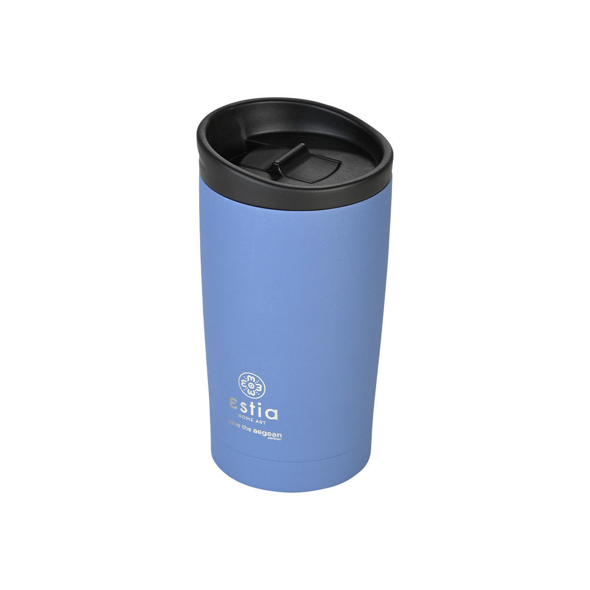 ESTIA ΘΕΡΜΟΣ TRAVEL MUG SAVE THE AEGEAN 350ml DENIM BLUE - Image 2