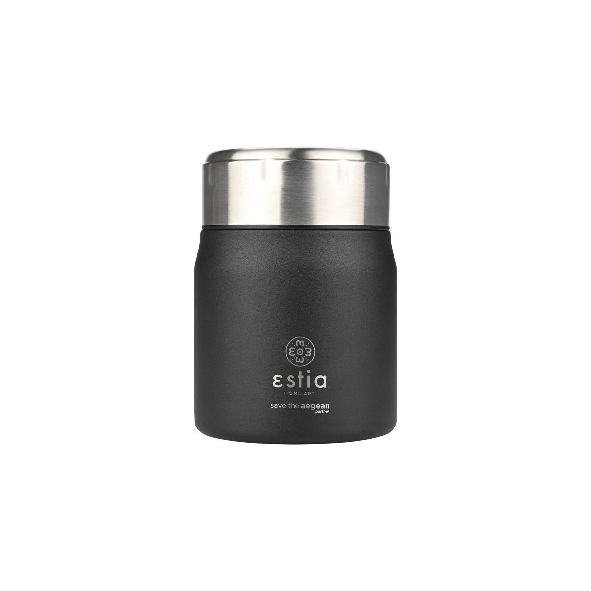 ESTIA ΘΕΡΜΟΣ LUNCH POT SAVE THE AEGEAN 0.5lt MIDNIGHT BLACK - Image 2