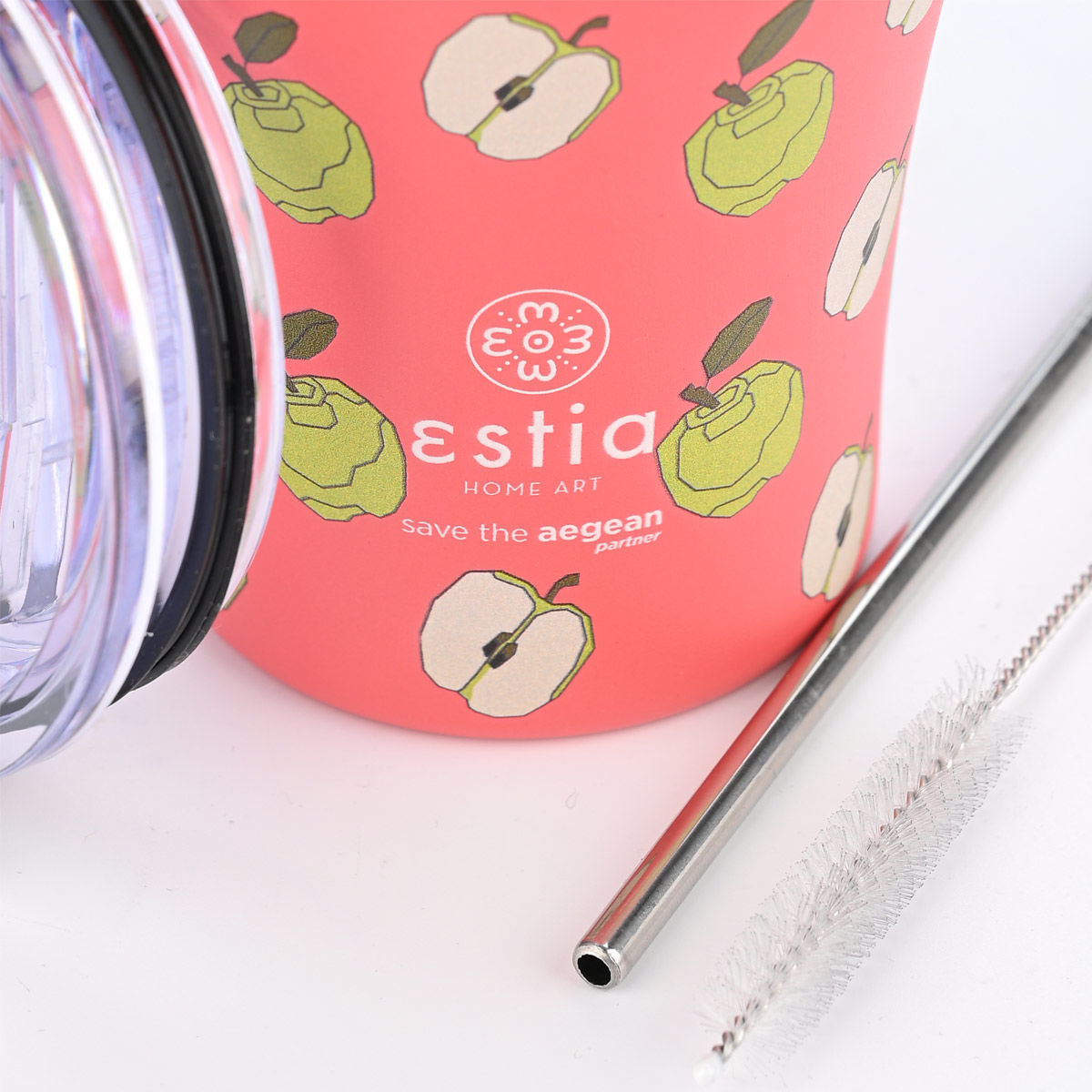 ESTIA ΘΕΡΜΟΣ COFFEE MUG SAVE THE AEGEAN 350ml APPLE ODYSSEY - Image 3