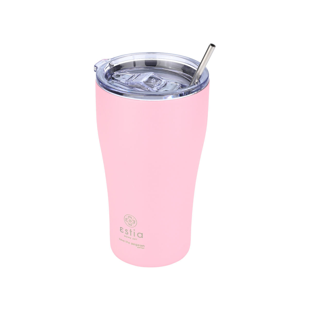 ESTIA ΘΕΡΜΟΣ COFFEE MUG SAVE THE AEGEAN 500ml BLOSSOM ROSE - Image 2