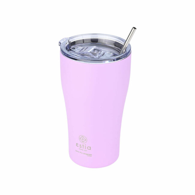 Alternative view of ESTIA ΘΕΡΜΟΣ COFFEE MUG SAVE THE AEGEAN 500ml LAVENDER PURPLE