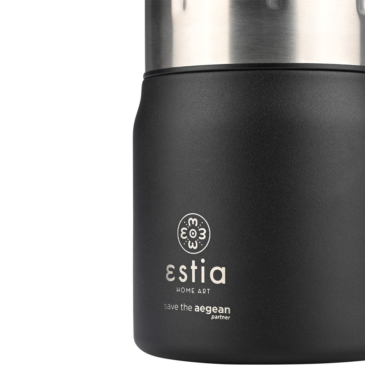 ESTIA ΘΕΡΜΟΣ LUNCH POT SAVE THE AEGEAN 0.5lt MIDNIGHT BLACK - Image 4