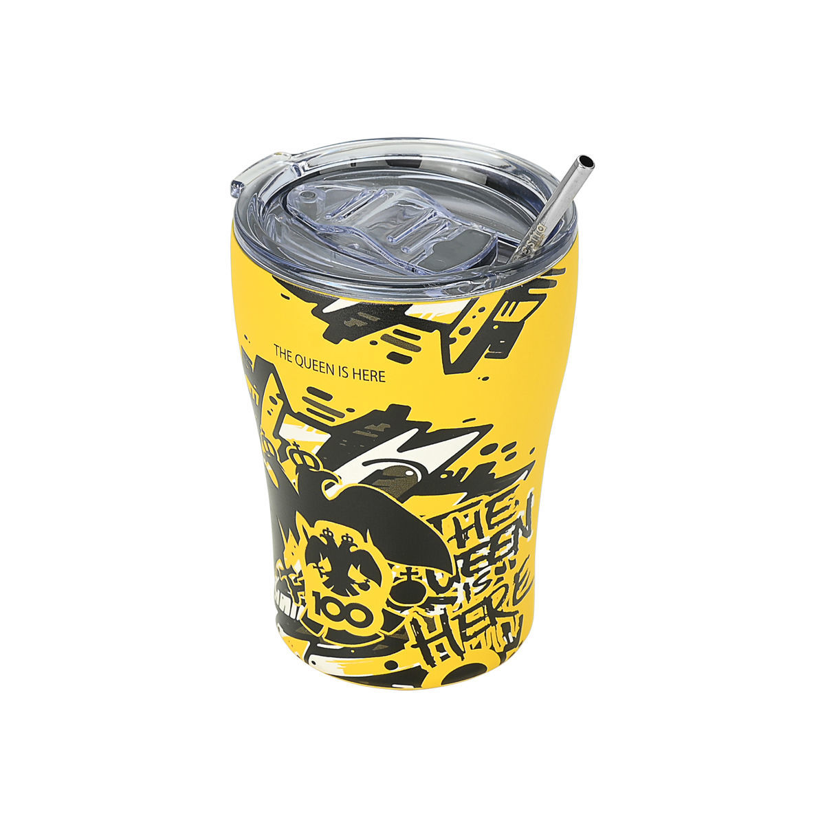 ESTIA ΘΕΡΜΟΣ COFFEE MUG AEK BC EDITION THE QUEEN IS HERE 350ml - Image 2