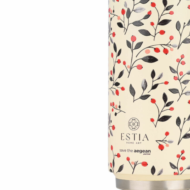 Alternative view of ESTIA ΘΕΡΜΟΣ TRAVEL CUP SAVE THE AEGEAN 500ml BLOOM BEIGE