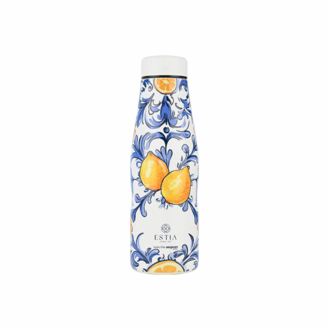 ESTIA ΘΕΡΜΟΣ TRAVEL FLASK SAVE THE AEGEAN 500ml AMALFI COAST