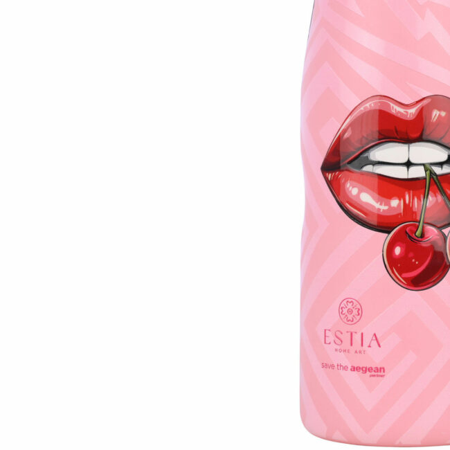 Alternative view of ESTIA ΘΕΡΜΟΣ TRAVEL FLASK SAVE THE AEGEAN 500ml BLUSH POP