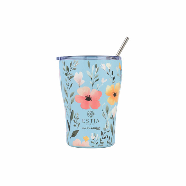 ESTIA ΘΕΡΜΟΣ COFFEE MUG SAVE THE AEGEAN 350ml SKY GARDEN