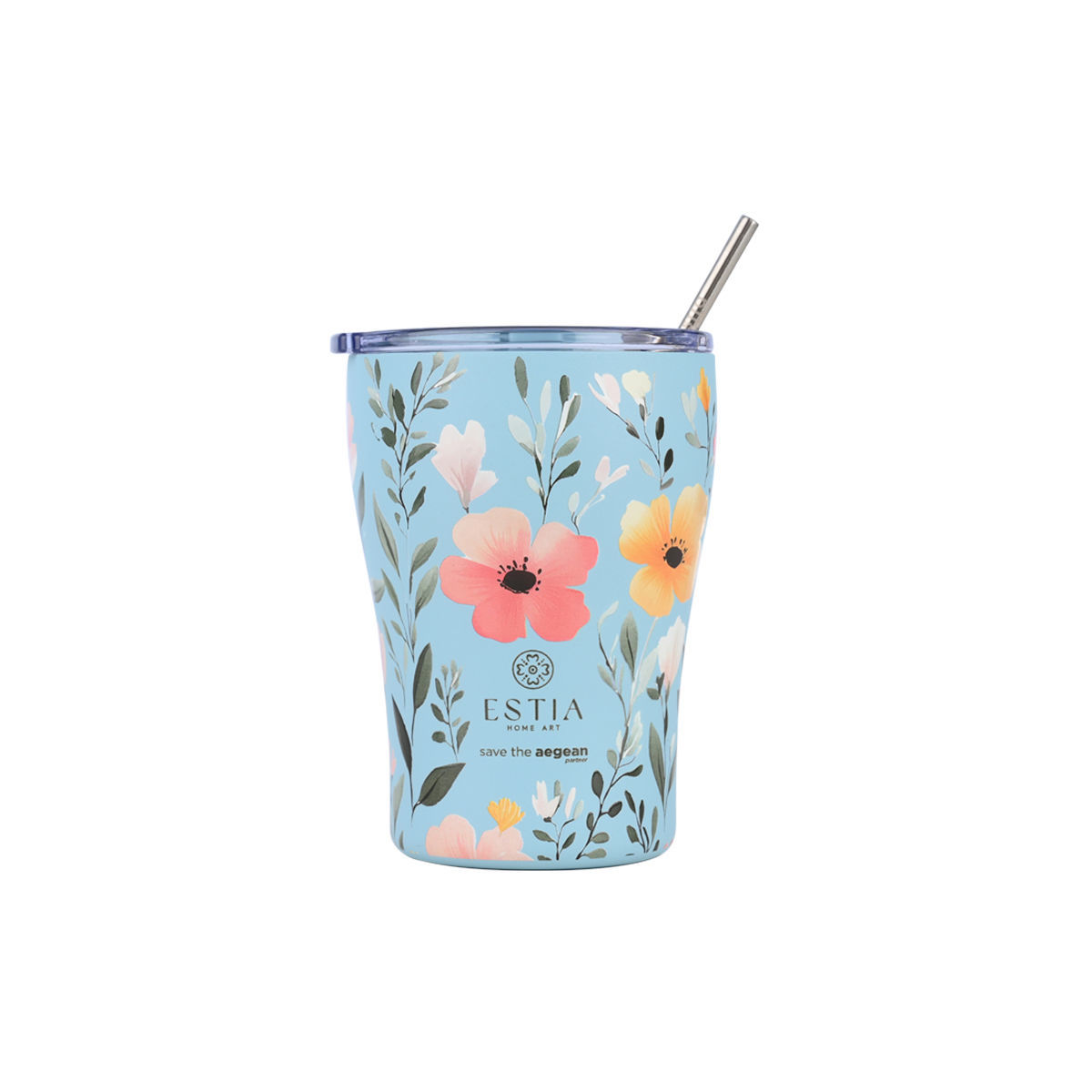 ESTIA ΘΕΡΜΟΣ COFFEE MUG SAVE THE AEGEAN 350ml SKY GARDEN