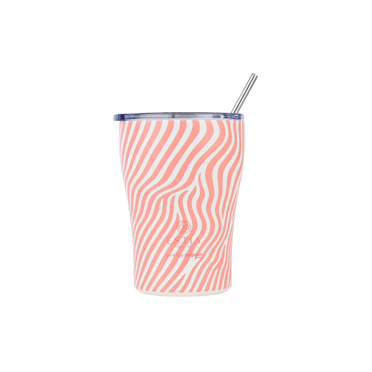 ESTIA ΘΕΡΜΟΣ COFFEE MUG SAVE THE AEGEAN 350ml SOFT RIPPLE