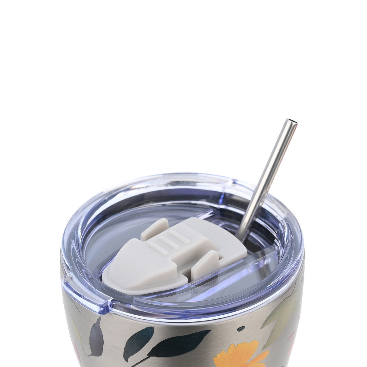 ESTIA ΘΕΡΜΟΣ COFFEE MUG SAVE THE AEGEAN 350ml SILVER BOTANIC - Image 3