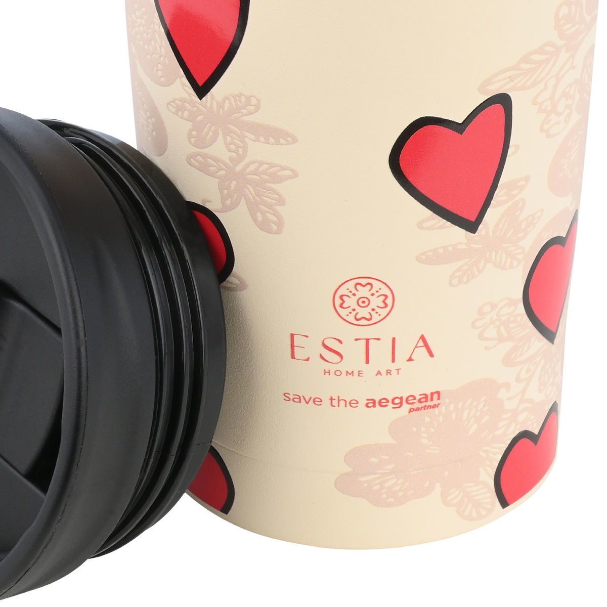 ESTIA ΘΕΡΜΟΣ TRAVEL MUG SAVE THE AEGEAN 350ml TENDER LACE - Image 2