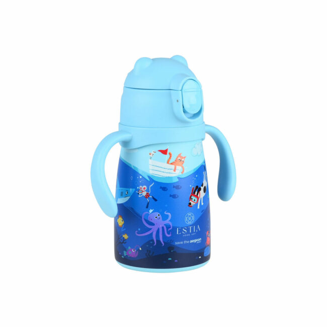 Alternative view of ESTIA ΘΕΡΜΟΣ ΠΑΙΔΙΚΟ BUBBLE BOTTLE SAVE THE AEGEAN 300ml OCEAN PLAY
