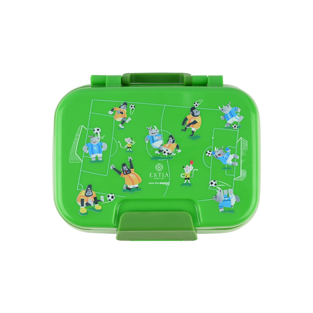 ESTIA ΠΑΙΔΙΚΟ ΦΑΓΗΤΟΔΟΧΕΙΟ SAVE THE AEGEAN 1030ml 2 ΕΠΙΠΕΔΩΝ JUNGLE KICK - Image 2