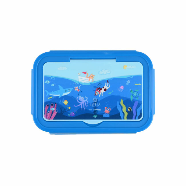 Alternative view of ESTIA ΠΑΙΔΙΚΟ ΦΑΓΗΤΟΔΟΧΕΙΟ SAVE THE AEGEAN 1400ml ΜΕ 3 ΘΗΚΕΣ OCEAN PLAY