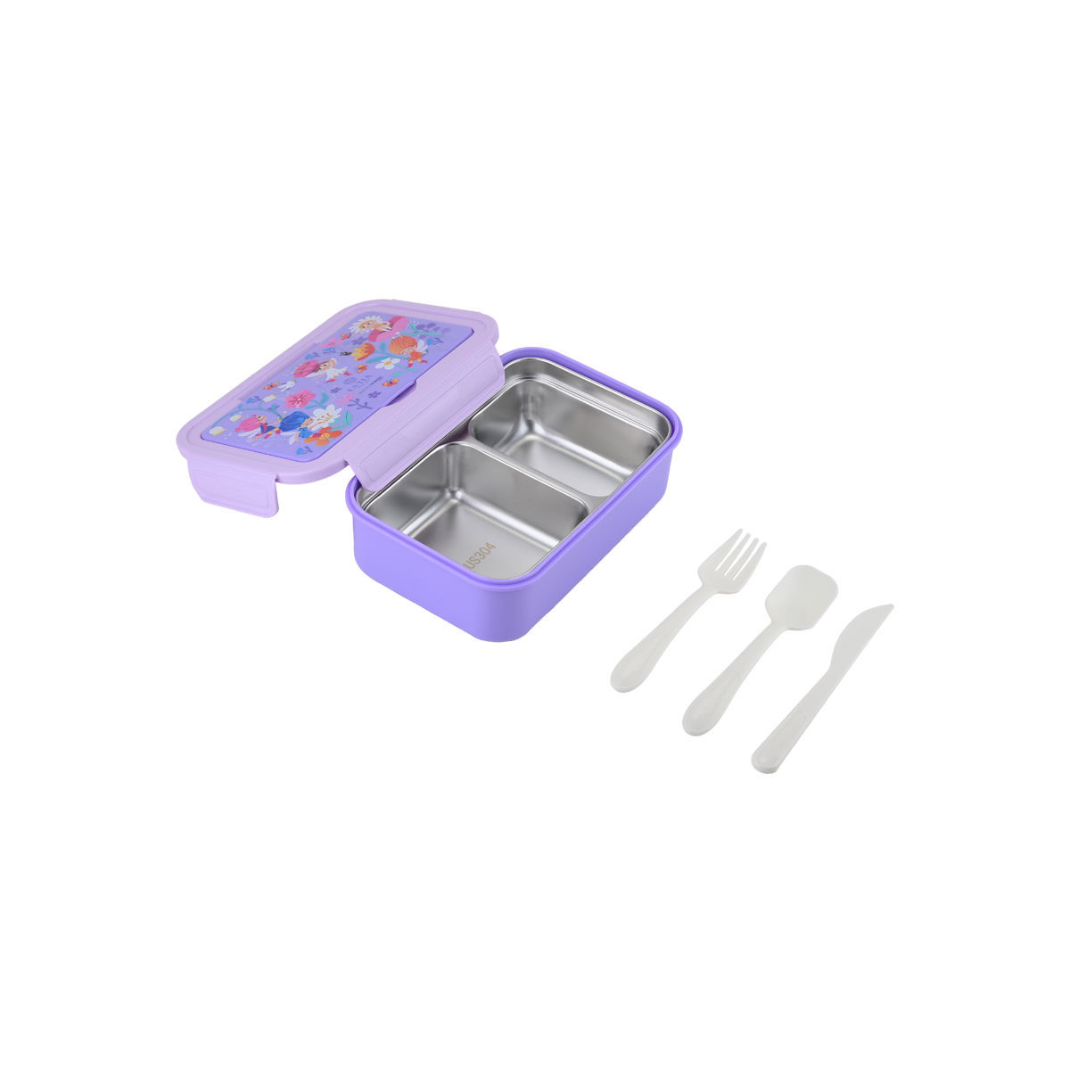 ESTIA ΠΑΙΔΙΚΟ ΦΑΓΗΤΟΔΟΧΕΙΟ SAVE THE AEGEAN 900ml ΜΕ 2 ΑΝΟΞ. ΘΗΚΕΣ FAIRY TALES - Image 3