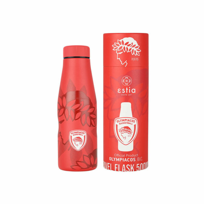 ESTIA ΘΕΡΜΟΣ TRAVEL FLASK OLYMPIACOS BC EDITION 500ml