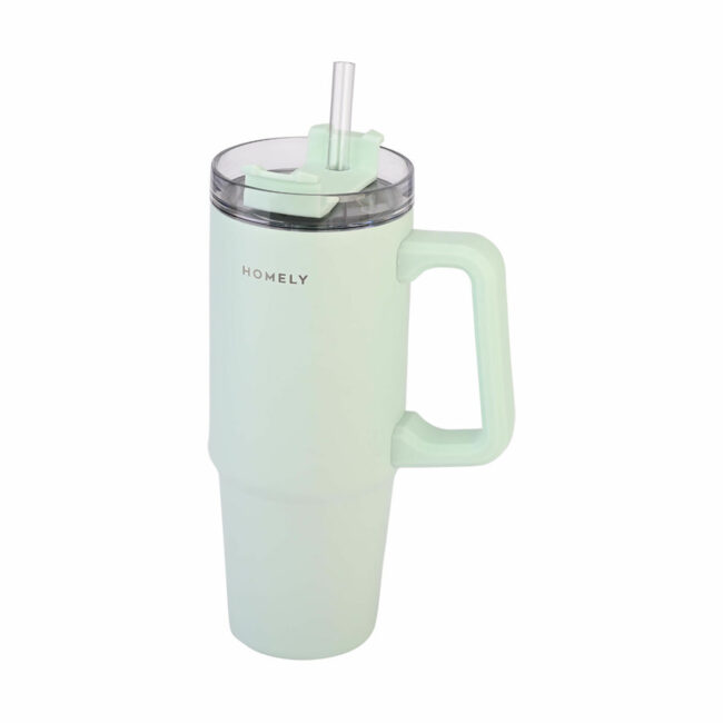 Alternative view of ΘΕΡΜΟΣ STRAW TUMBLER 900ml SEAFOAM