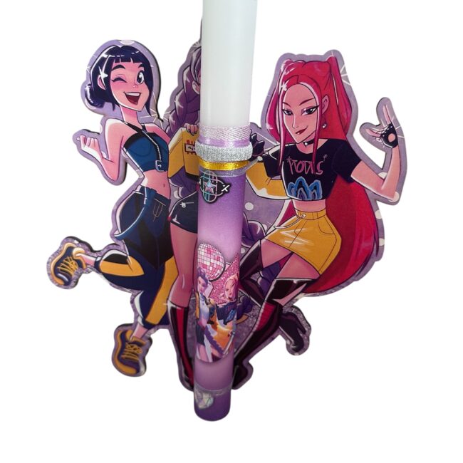 K pop Λαμπάδα με καδράκι