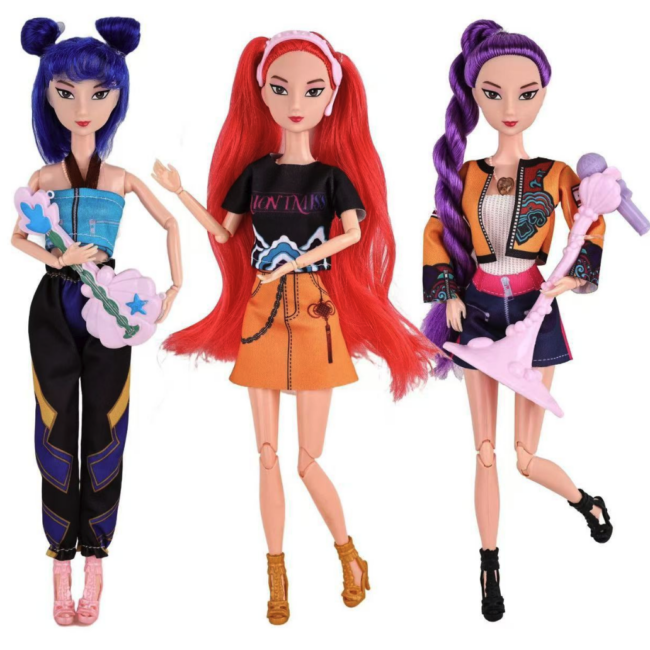 Alternative view of K-POP DEMON HUNTERS, fashion happy dolls