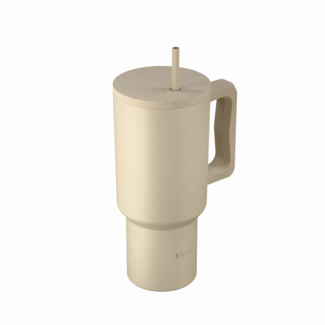 Alternative view of ESTIA ΘΕΡΜΟΣ STRAW TUMBLER XL SAVE THE AEGEAN 900ml DUNE