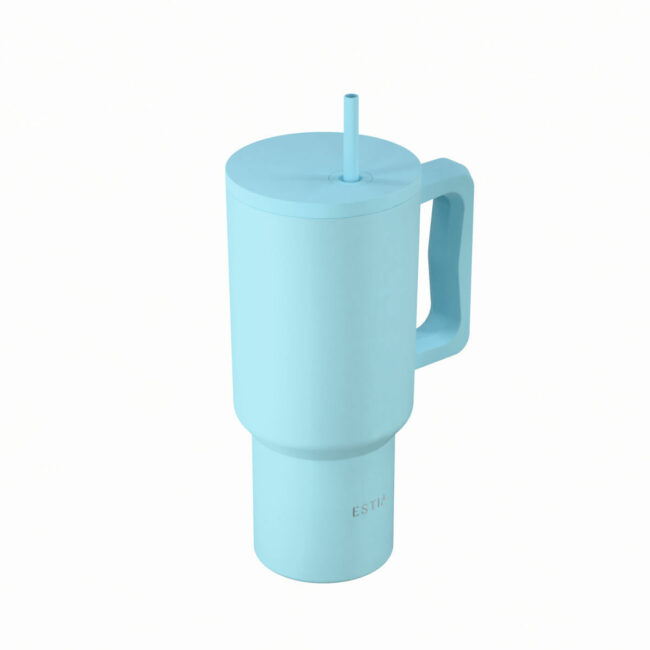 Alternative view of ESTIA ΘΕΡΜΟΣ STRAW TUMBLER XL SAVE THE AEGEAN 900ml ARCTIC