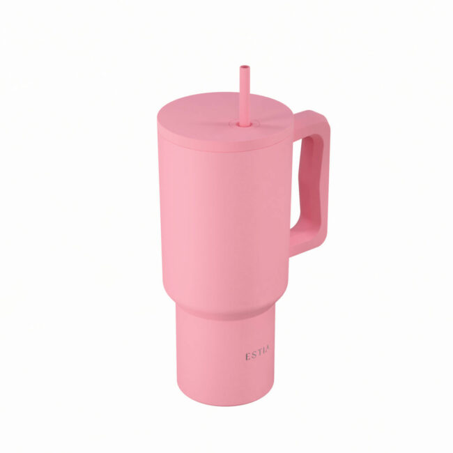 Alternative view of ESTIA ΘΕΡΜΟΣ STRAW TUMBLER XL SAVE THE AEGEAN 900ml ROSE