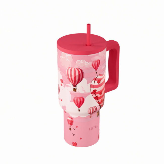 Alternative view of ESTIA ΘΕΡΜΟΣ STRAW TUMBLER XL SAVE THE AEGEAN 900ml LOVE ASCEND