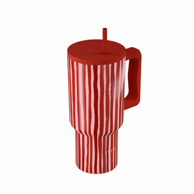 Alternative view of ESTIA ΘΕΡΜΟΣ STRAW TUMBLER XL SAVE THE AEGEAN 900ml VIVA STRIPE